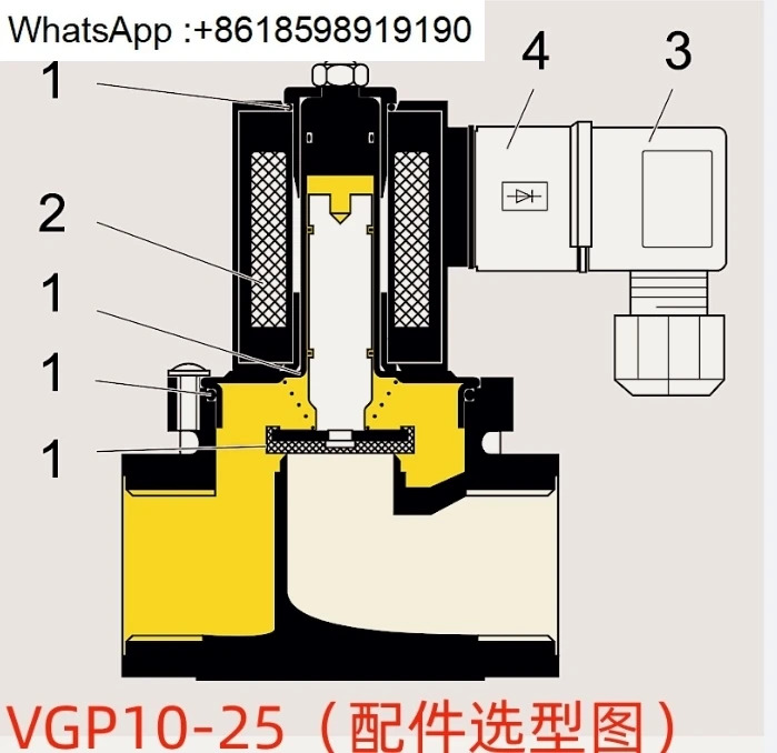 솔레노이드 밸브 VGP15R02W6 VGP20R01W6 VGP25R01W6