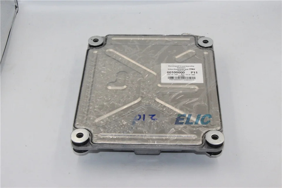 ELIC 굴삭기 EC210B EC240B EC290B EC360B D6E D7E 엔진 ECM 컴퓨터 보드 60100000