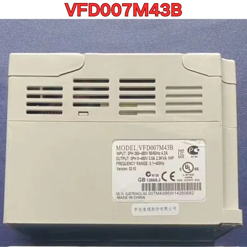 리퍼 인버터 기능 VFD007M43B 정상