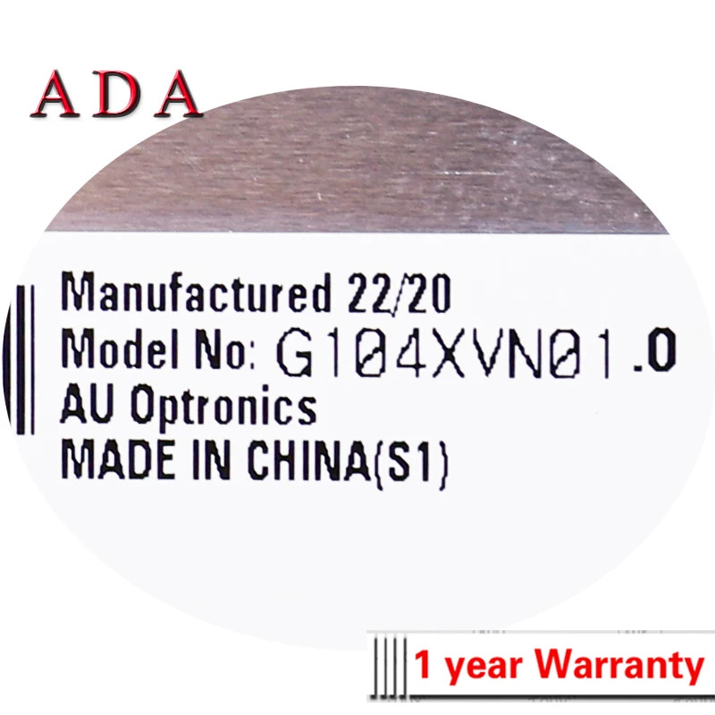 AUO LCD 디스플레이 패널 G104XVN01 G104XVN01.0 신 오리지널