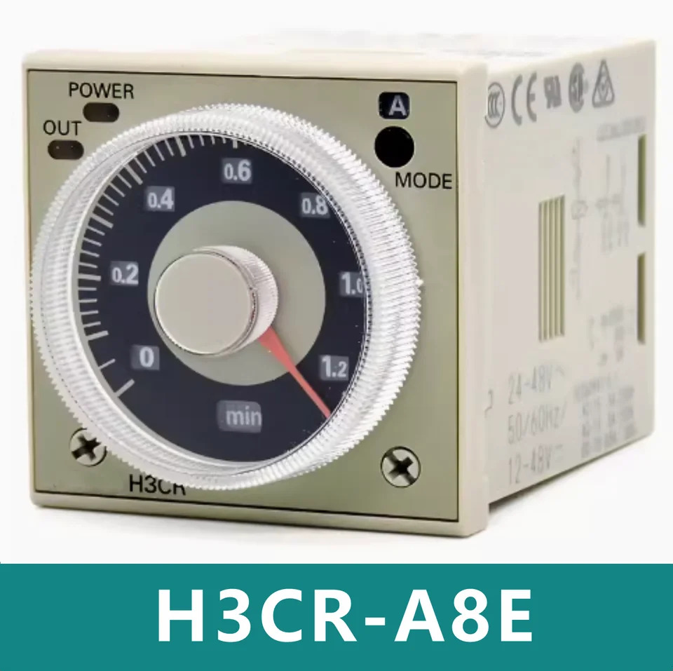 H3CR-A8E 오리지널 타임 릴레이 100-240VAC 24-48VAC/DC