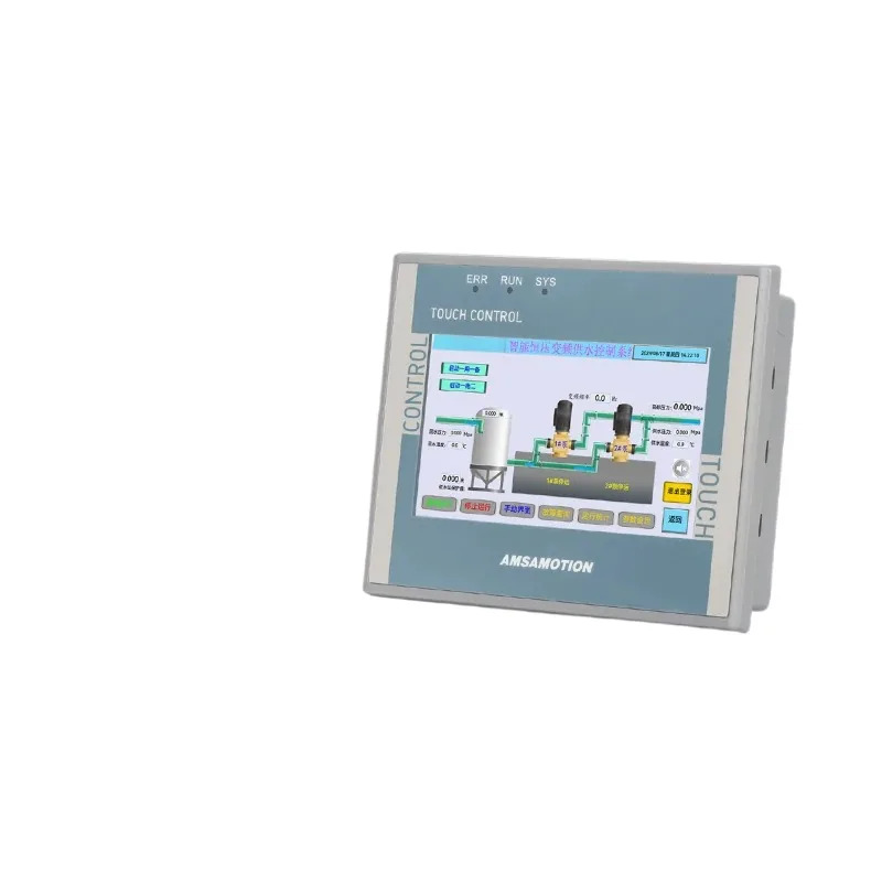 4.3/7 인치 HMI PLC올인원 컨트롤러 AMX-HS4A-16MR 통합기 작동 패널 트랜지스터 릴레이 Siemens PLC 교체