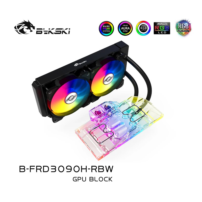 All-brand 3080 graphics card all-in-one water-cooled heat dissipation full-coverage cold head RTX30