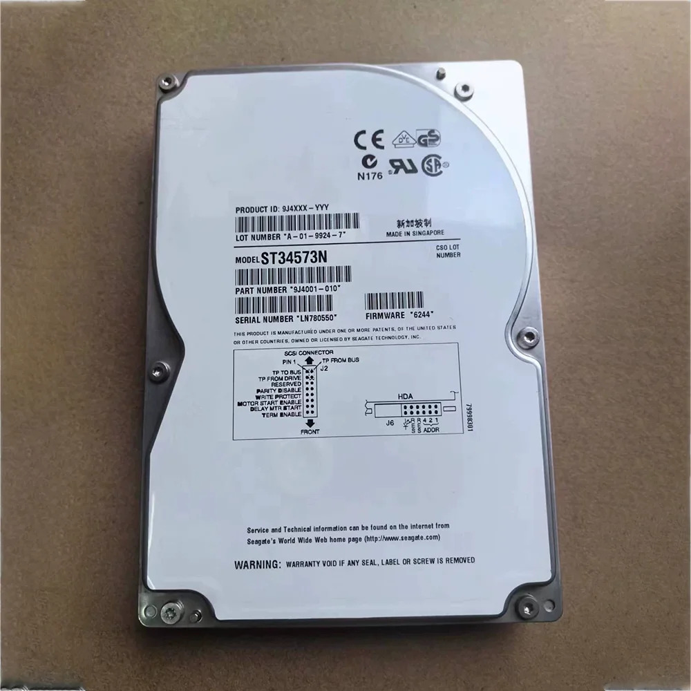 서버 하드 SCSI ST34573N 4G 4.5G 7200 50PIN
