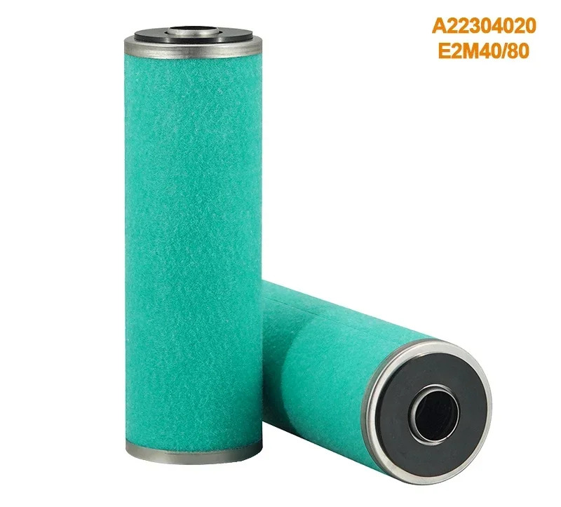 교체진공 필터 부품 A22304020 진공 펌프 배기 E2M40 E2M80 오일 미스트 분리기