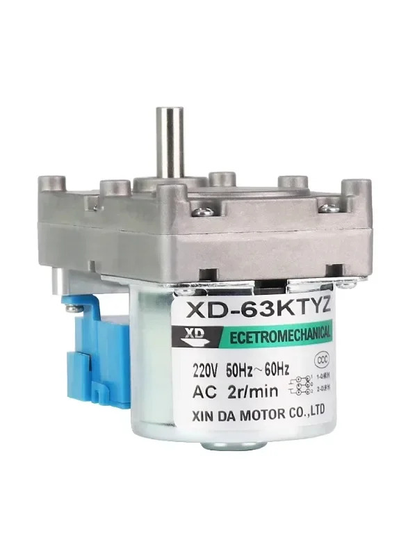 2회전 토크를 갖춘 220V AC 모터 63KTYZ 바이오매스 입저속 공급 기계