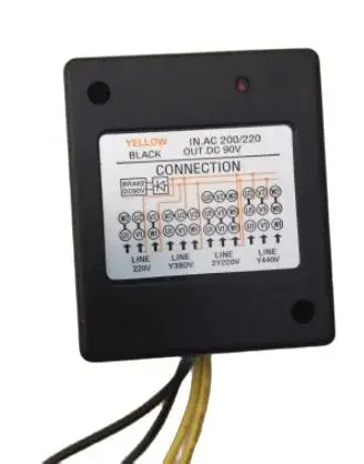 옐로우 블랙 모터 정류기 IN-AC200/220 OUT-DC 90V IN-AC200/240 IN-AC200/250