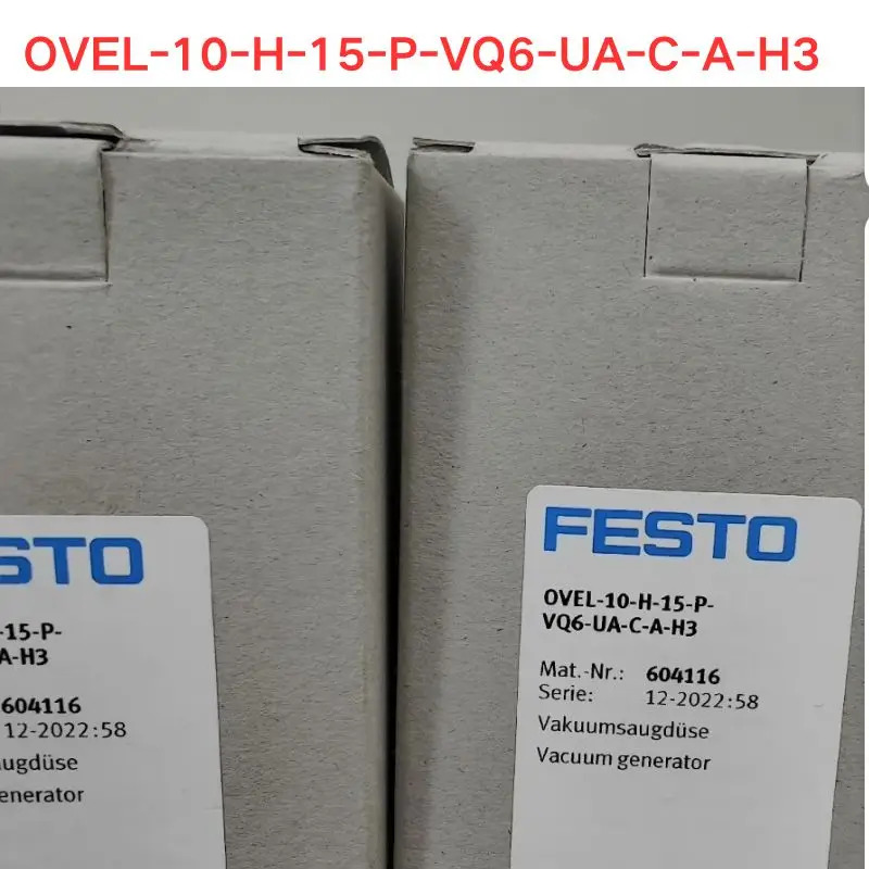 신형 진공 발생기 OVEL-10-H-15-P-VQ6-UA-C-A-H3