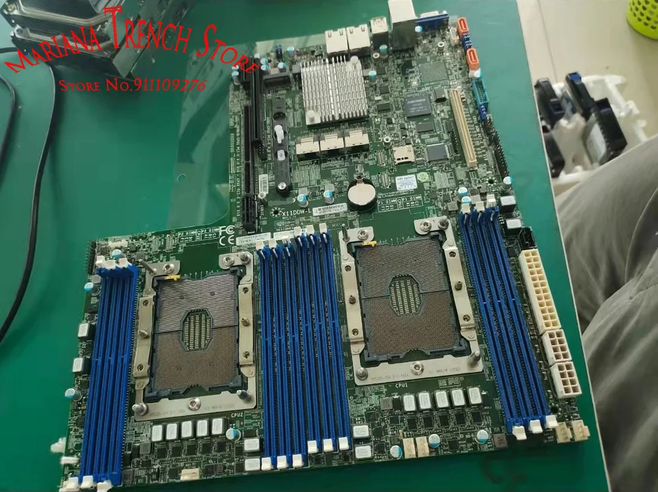 Supermicro 마더보드X11DDW-L Xeon 확장 프로세서LGA-3647 14 SATA3 6 Gbps 포트DDR4 컨트롤러