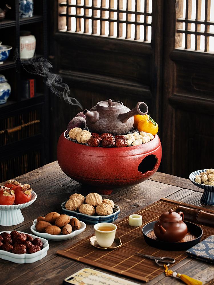 미니 연통 주물화목난로 불멍 야외 화로대 캠핑용 가정용화목난로 캠핑난로 업소용 - 상세 이미지 5