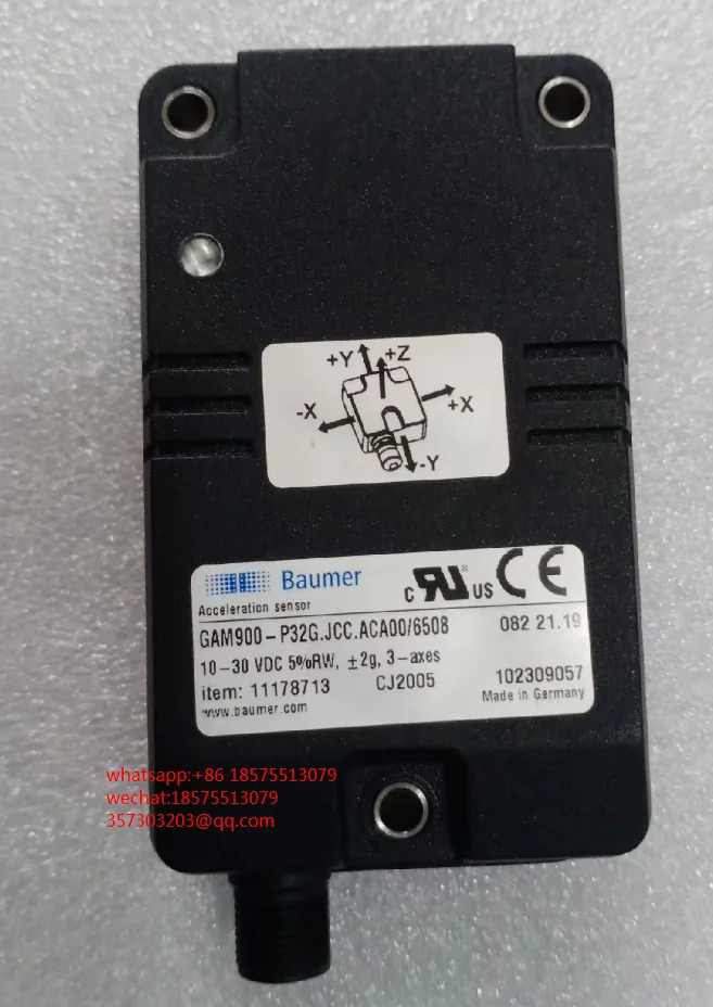 바우머 GAM900-P32G.JCC.ACA00/6508 가속 센서 1117813