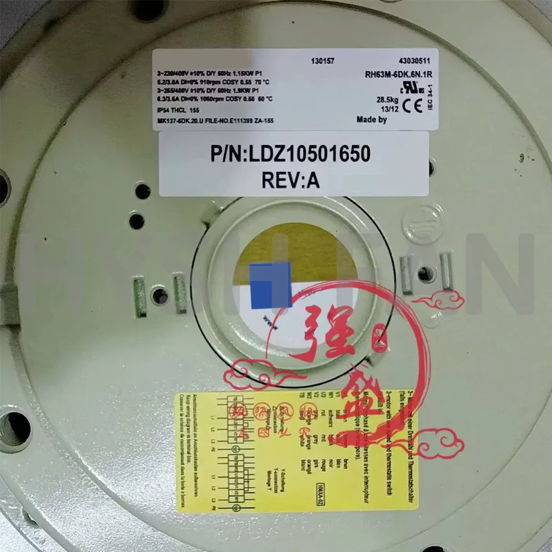 RH6-6DK.6N.1R 정류기 캐비닛 인버터 냉각팬 230 V 400V