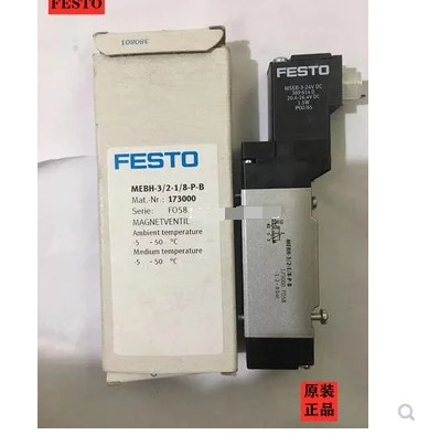 Festo 솔레노이드 밸브 MEBH-3-2-1-8-P-B 173000 173404 시리즈 FO58