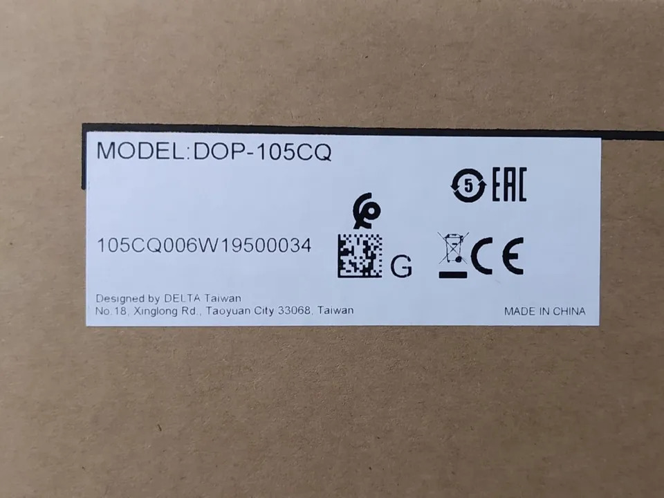 DOP-105CQ 오리지널 델타 터치 스크린 포장 신