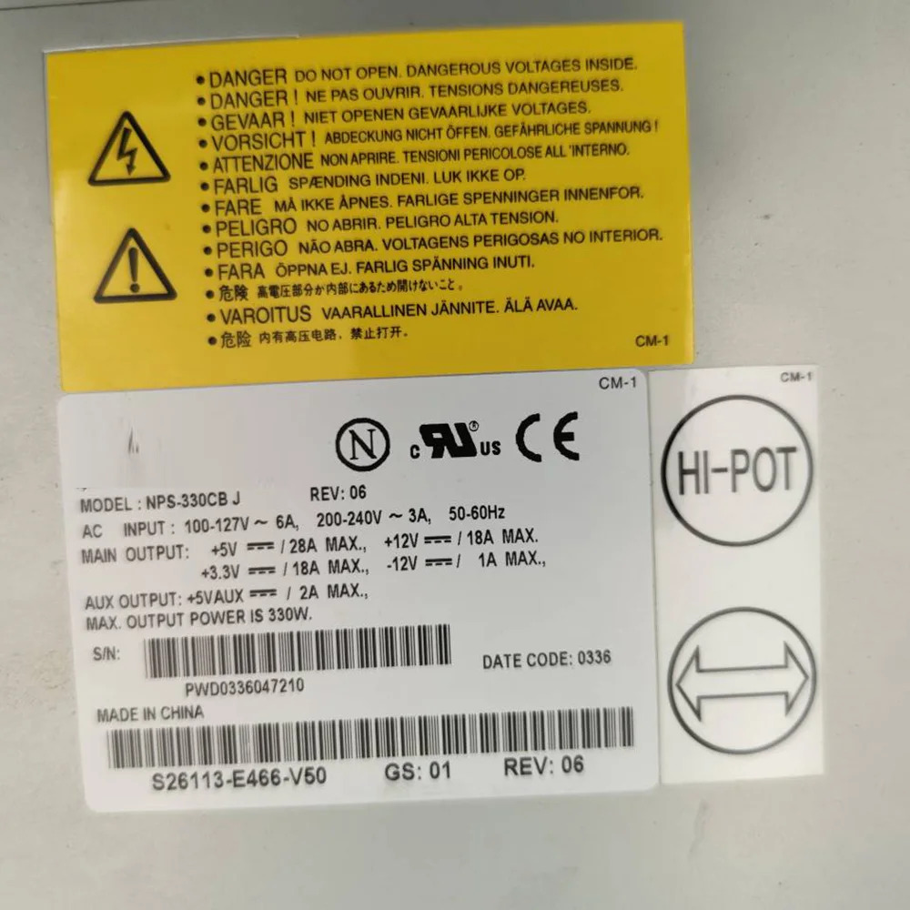 330W 전원공급장치 NPS-330CB J S26113-E466-V50
