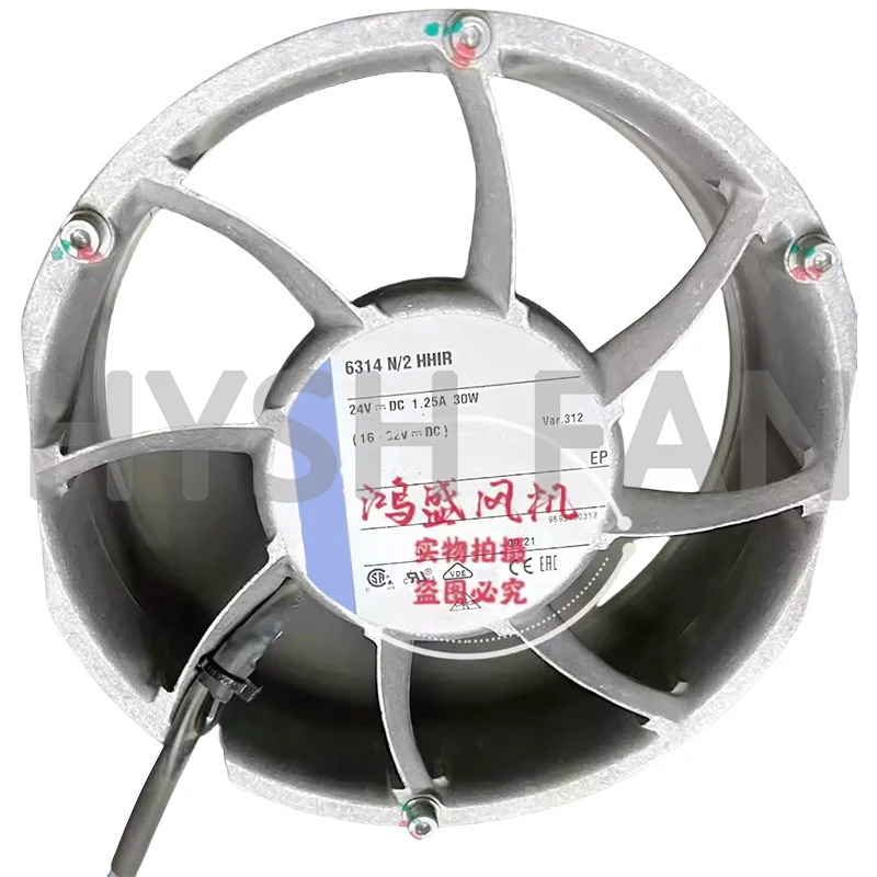 하이엔드 인버터 냉각팬 오리지널 24V 1.25A 30W 6314N 2HHIR 신