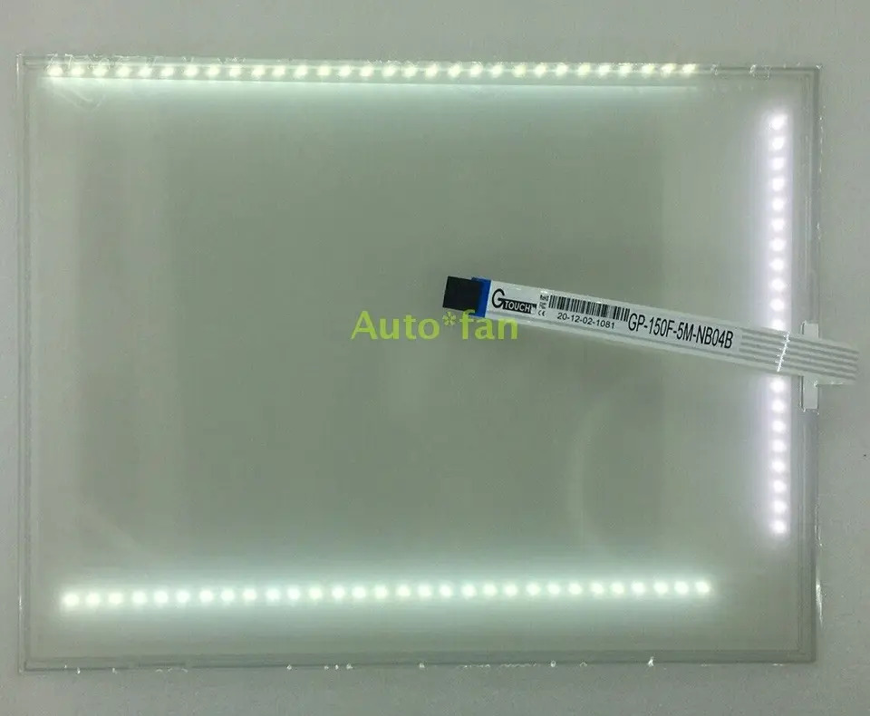 GP-150F-5M-NB04B 터치 스크린 유리 호환 GPC-150F-5H-NB11CR 320x245mm 신