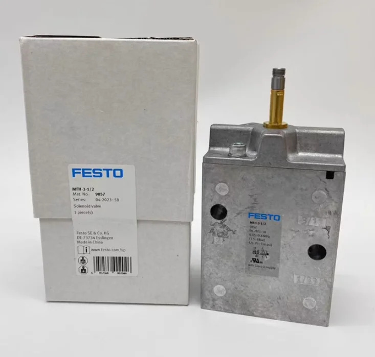 FESTO 솔레노이드 밸브 MFH-3-1/2 9857 신