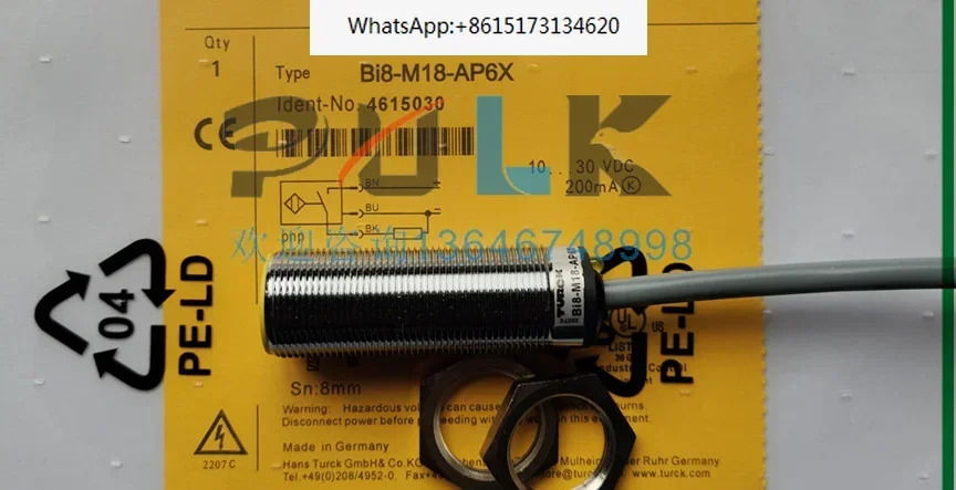 터크 스위치 Bi8-M18-AP6X Bi8-M18-AN6X Bi8-M18-AP6X-H1141 2 개