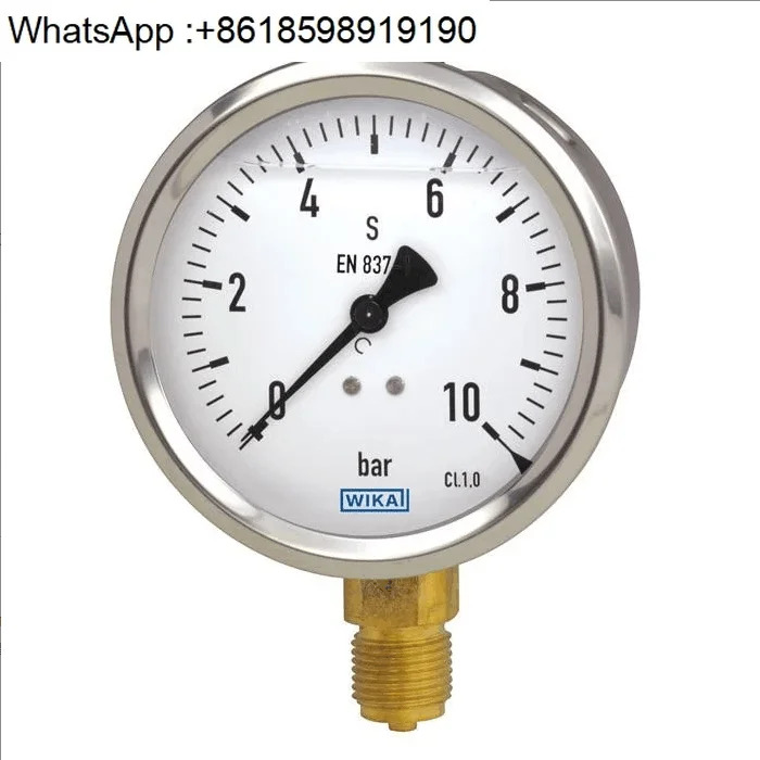 압력 게이지 EN837-1 독일 wika213.53.063 충격 방지 스테인레스 스틸