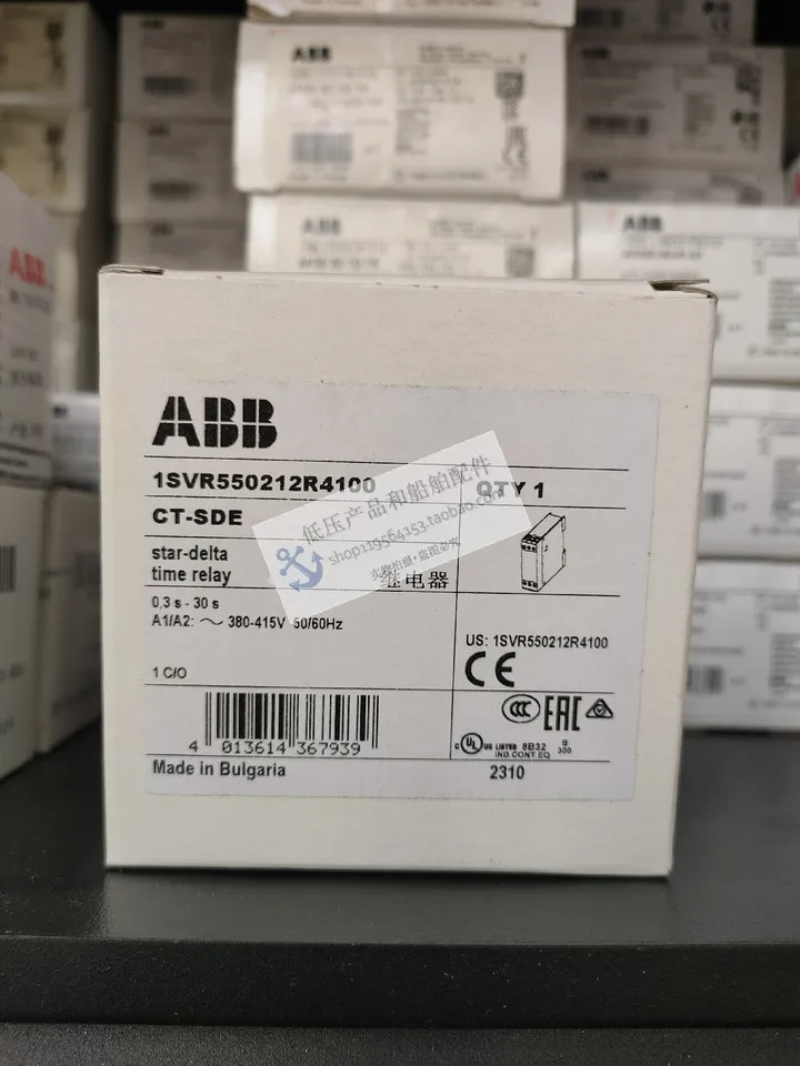 ABB 시릴레이 CT-SDE 1c/o 0.3-30s 380-415VAC