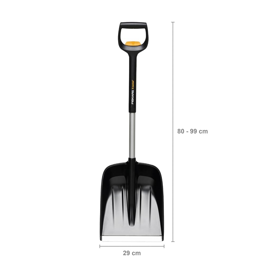 피스카스 오토 스노우 삽, X 시리즈, 망원경, 길이 79.5-98.7cm, 알루미늄/강철/플라스틱, 블랙/실버, 1057187 Auto - 상세 이미지 3