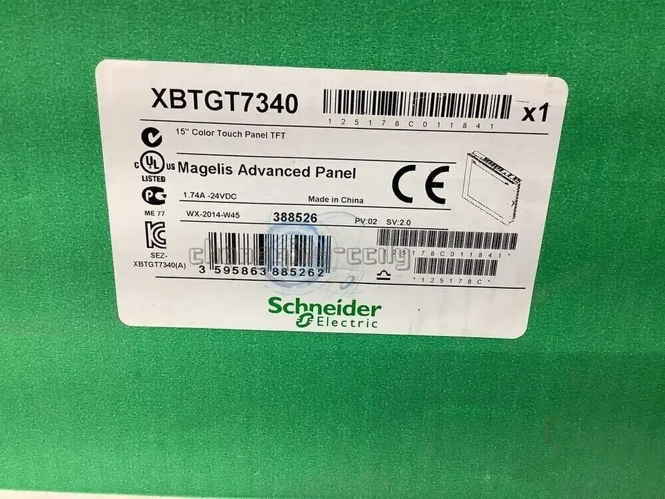 SCHNEIDER XBT7340 터치 스크린 패널 15 인치신