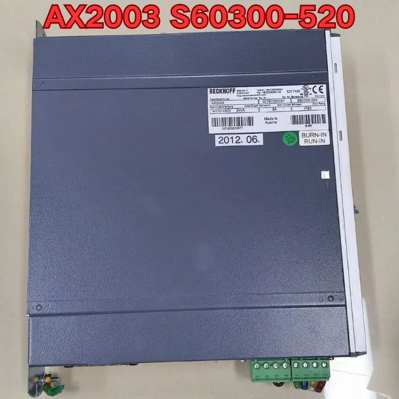 리퍼 서보 드라이브 S60300-520 기능 정상 AX2003