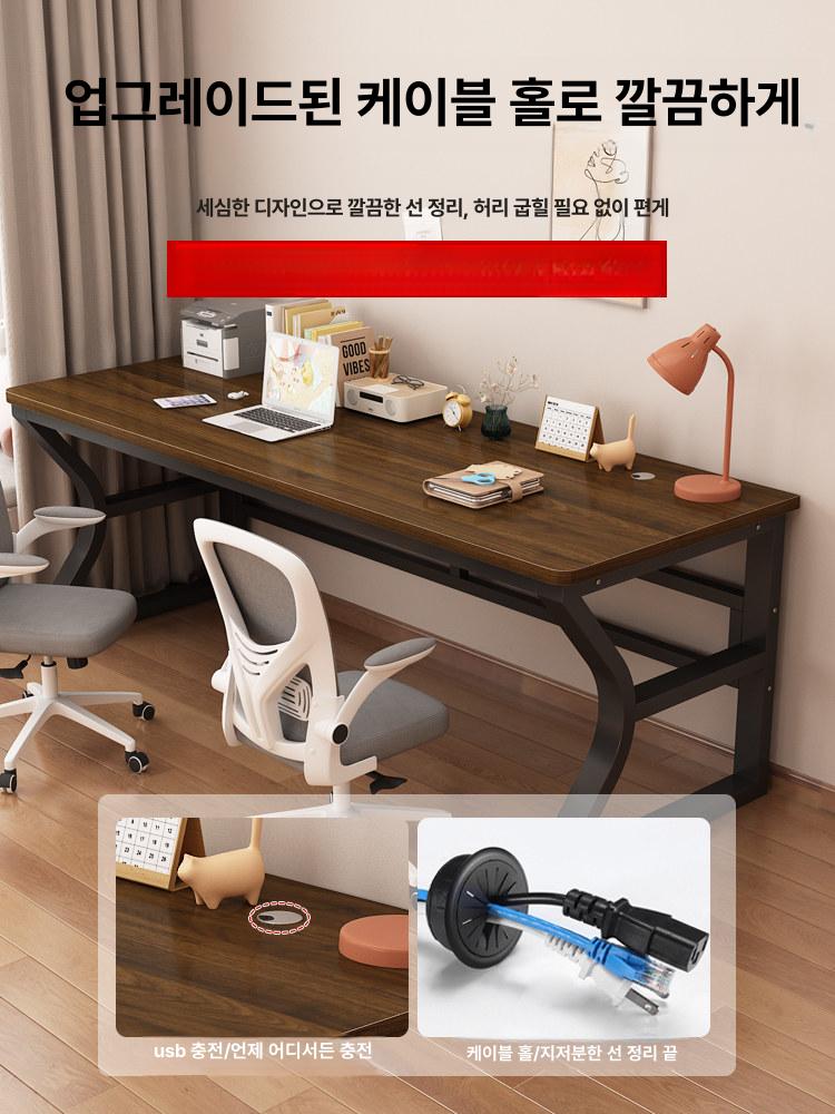 게이밍책상 컴퓨터테이블 데스크 노트북책상 조립식 사무용 넓은 - 상세 이미지 3