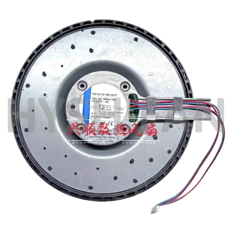 원심 터보팬 RER160-28 18N 12HTP 48V 29W 175x45 신