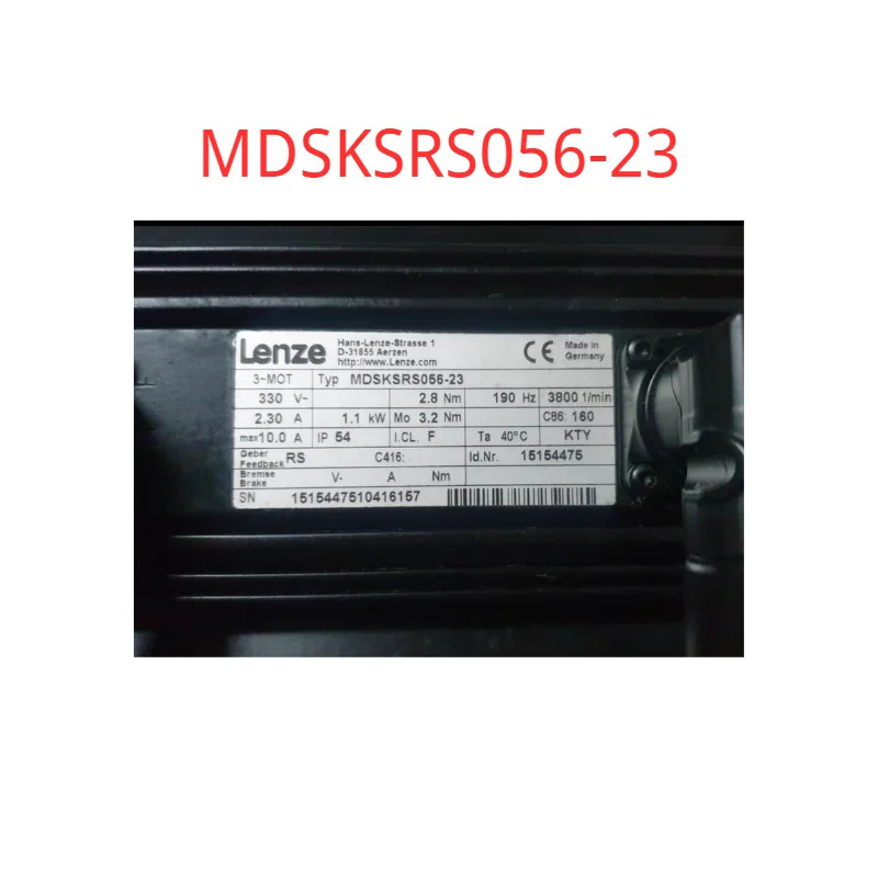 신 MDSKSRS056-23 B 9 플랜지 출력 샤프트 테이퍼 원본