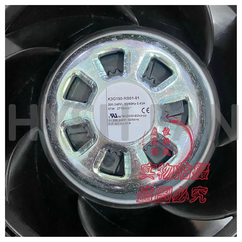 K3G190-RB01-01 EC 에어컨 냉각팬 장비실 내 230V