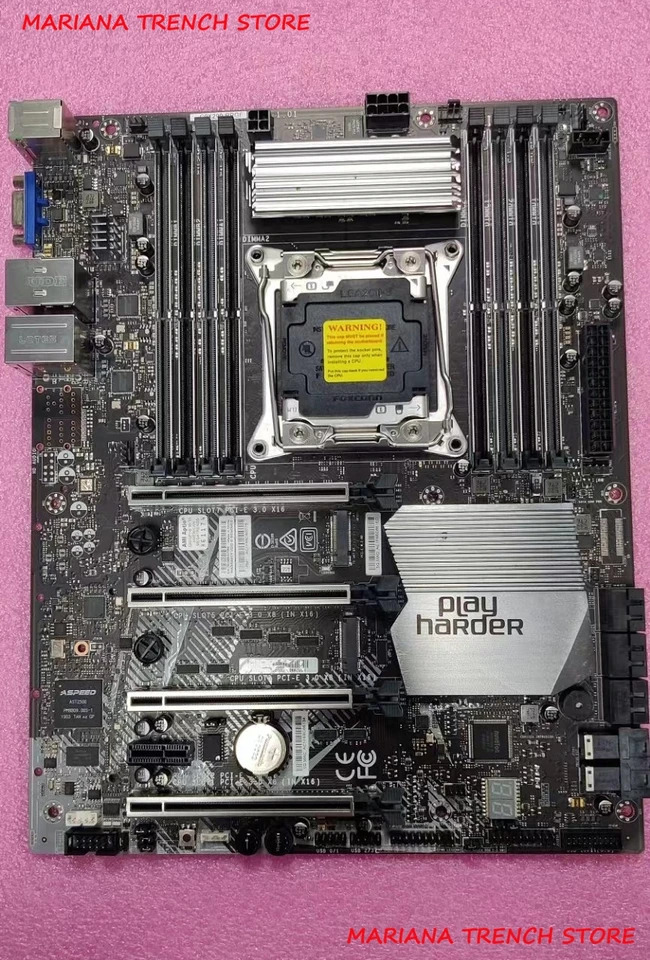 Supermicro 하이엔드 데스크탑 오버클럭 마더보드C9X299-RPGF LGA-2066 i7 i9 X 시리즈 프로세서 비 ECC DDR4 PCI-E3.0 M.2