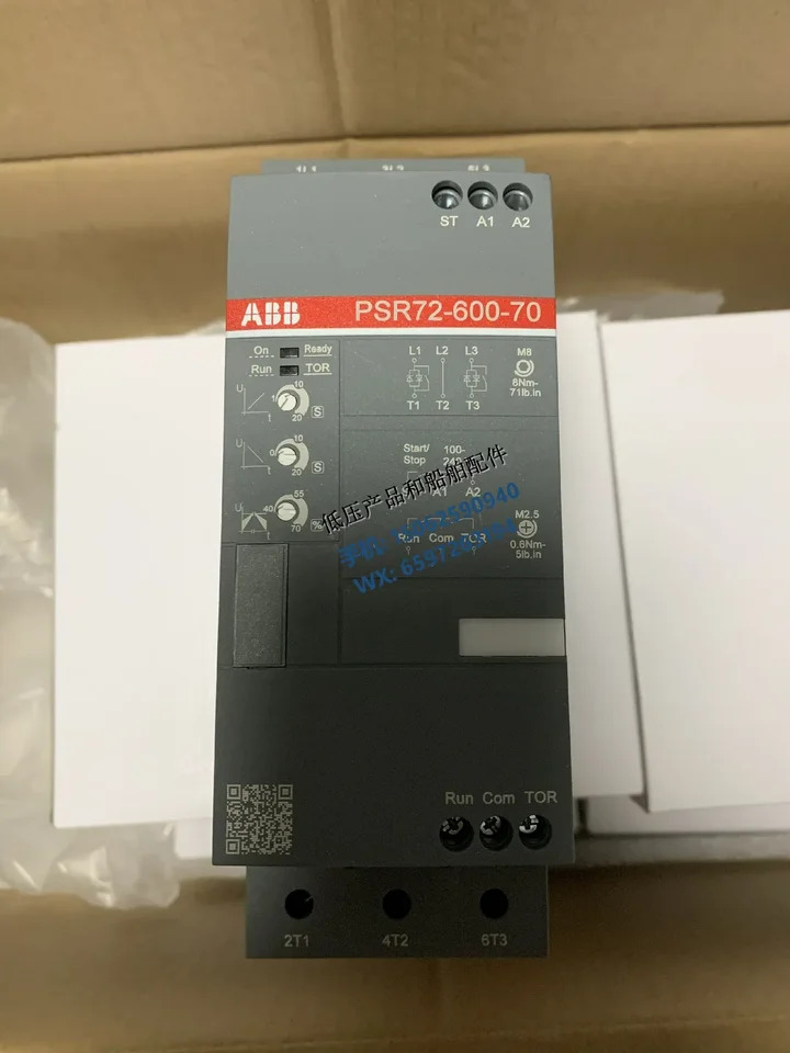 ABB 컴팩트 소프트 스타터 PSR72-600-70 전압 100-240VAC 신