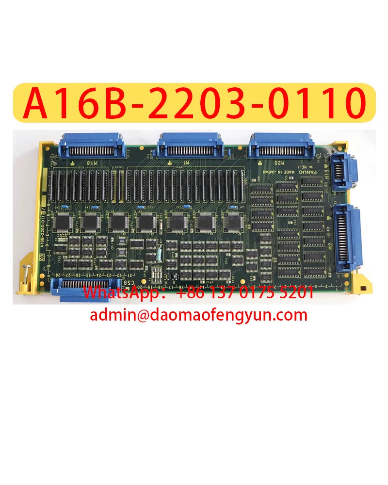 A16B-2203-0110 리퍼 I/O 회로 기판은 정상 을 위해 리퍼되었습니다. A16B 2203 0110