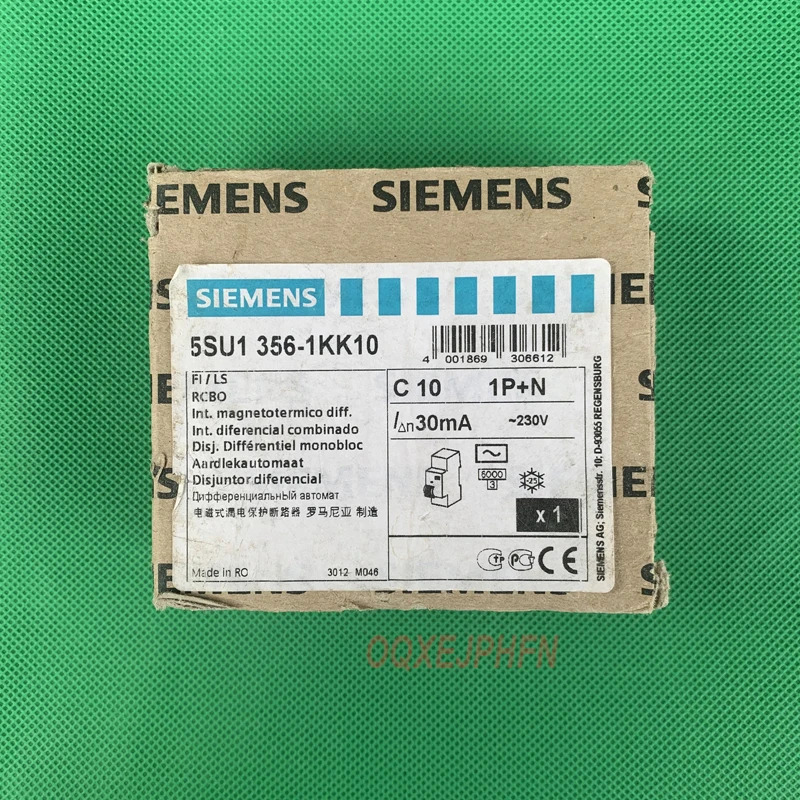 5SU1356-1KK10 RCBO C10 30mA 1P N