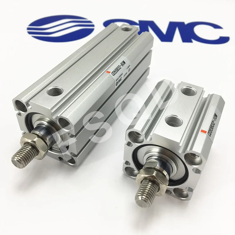 CD55B40-60M CD55B40-80M CD55B40-100M CD55B40-125M CD55B40-150M SMC 컴팩트 실린더 복동 편로드 관통 구멍 CD55B