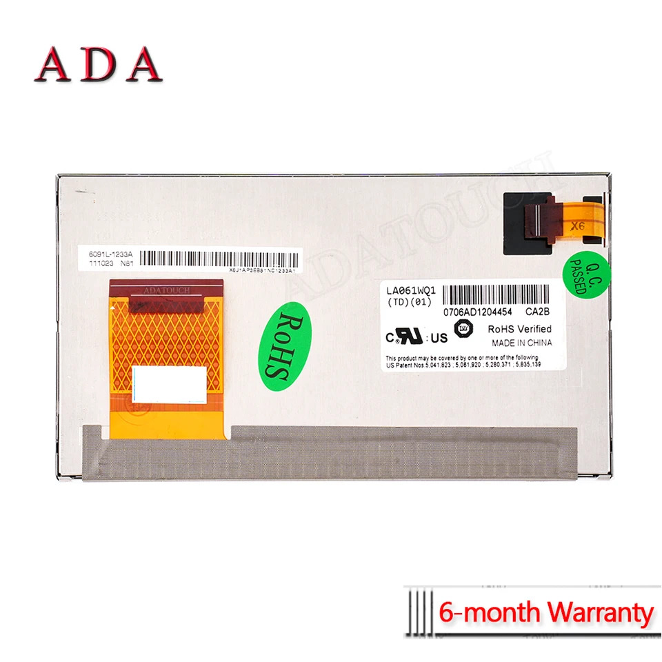 LCD 디스플레이 패널 LA061WQ1-TD01 LA061WQ1TD01