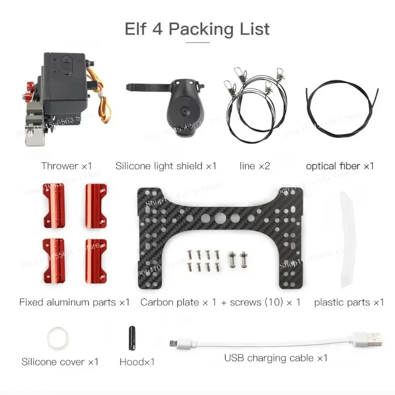 듀얼 릴리스 던지는 드론 Shinkichon Pelter Bait Ad Ring Airdrop Phantom 4/4P/4A/V2.0 B