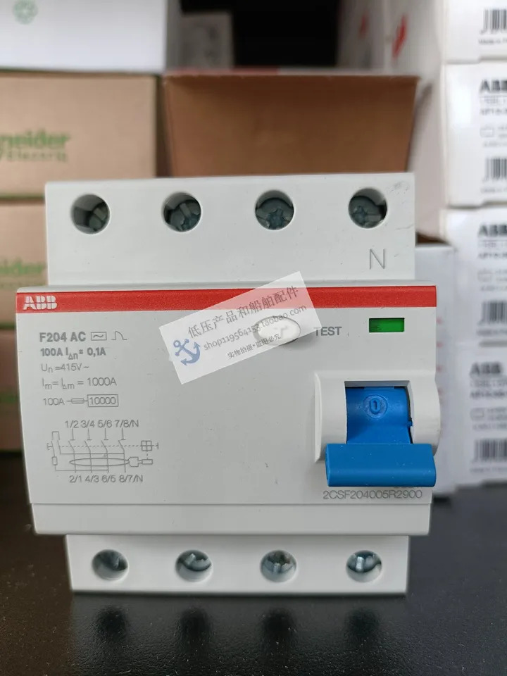 오리지널 ABB 전자기 잔류 전류 보호대 이탈리아 F204AC-100/0.1 신
