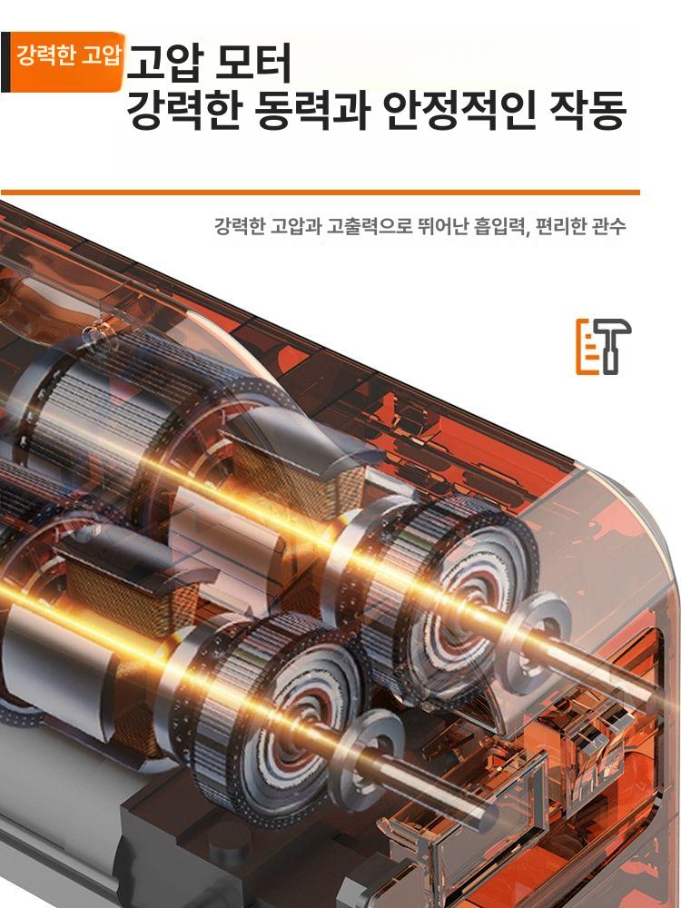 충전식 무선양수기 휴대용 고출력 세차 야외 가정용 모터 원예 분사기 급수기 분무기 - 상세 이미지 2