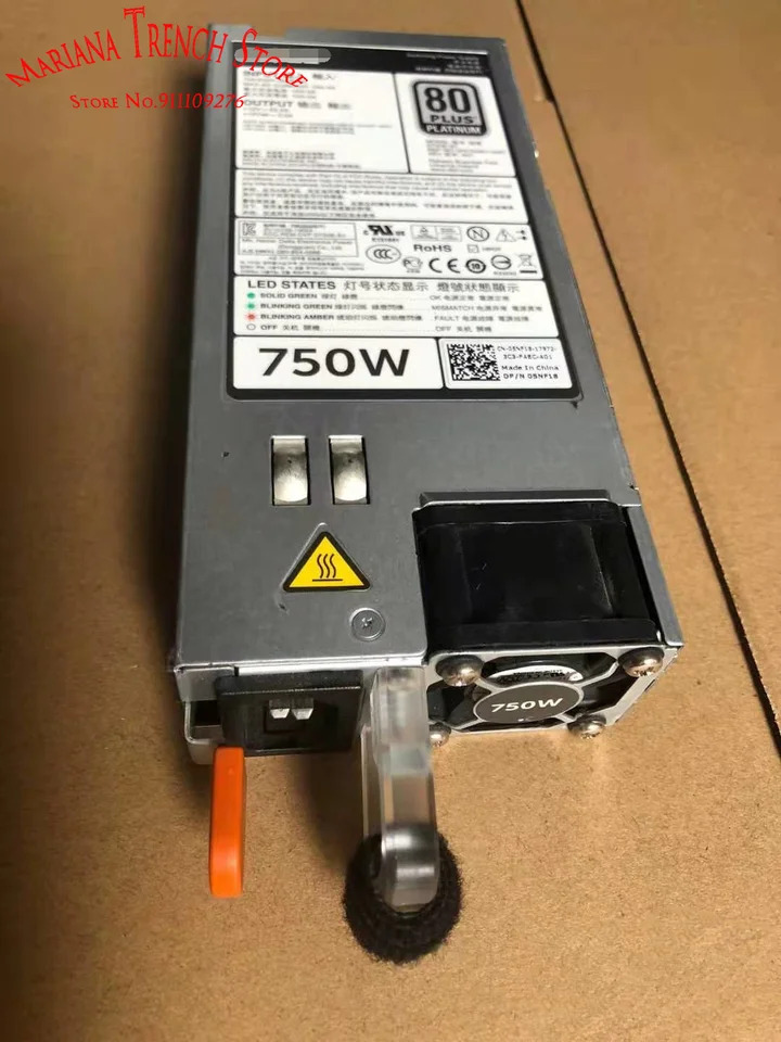 D750E-S1 서버 전원공급장치 DELL R720 R620 750W