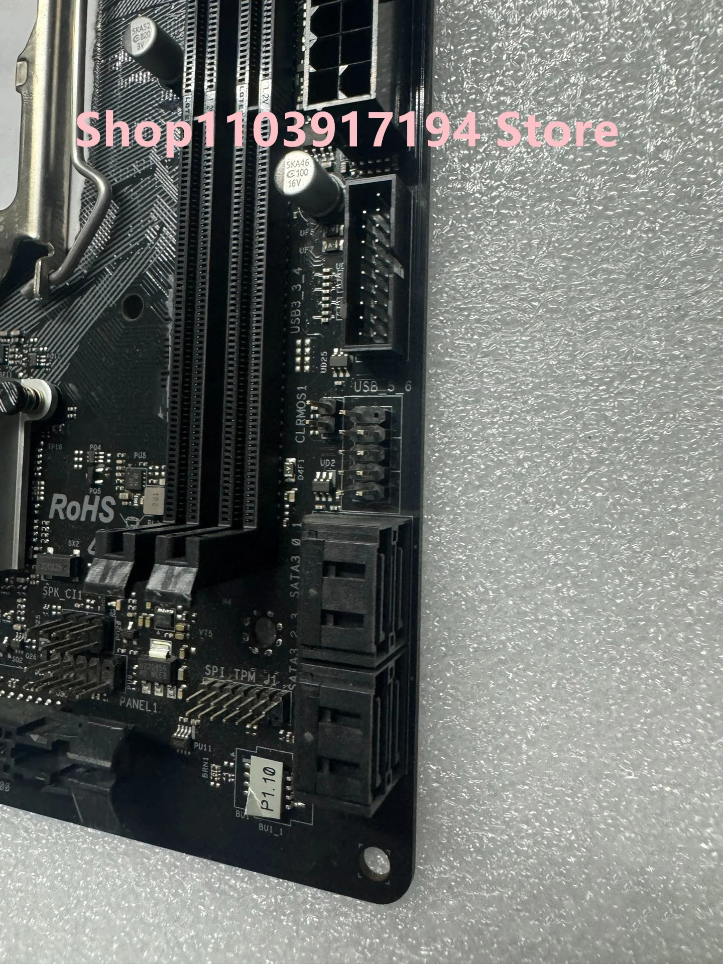 ASRock호환 H470M-HVS 마더보드지지대 19 19cm세대 CPU DDR4 메모리 HDMI VGA 인터페이스