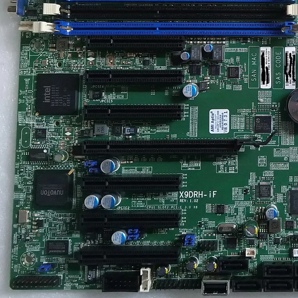 Supermicro X9DRH-iF 서버 마더보드 Xeon E5-2600 V1/V2 군 LGA2011 ECC DDR3용