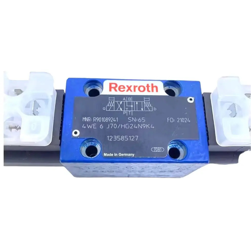 4WE6J70/HG24N9K4R 901089241  Rexroth 유압 솔레노이드 밸브 4WE6J7X/HG24N9K4 4WE 6 J70/HG24N9K4 J7X/HG24N9K4 신