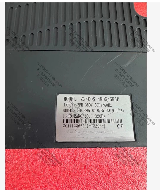 주파수 변환기 Z2400S-4R0G/5R5P 리퍼 완료 정상 작동