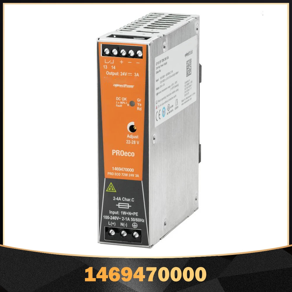 1469470000  Weidmuller 스위칭 전원공급장치 PRO ECO 72W 24V 3A용