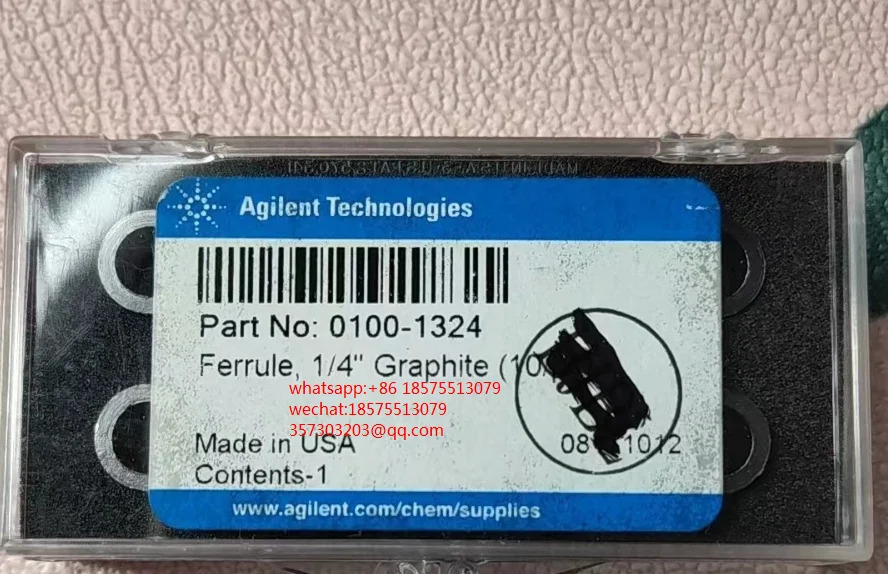 Agilent 0100-1324 0100-1325 페룰 1/4 1/8 흑연 10/pk