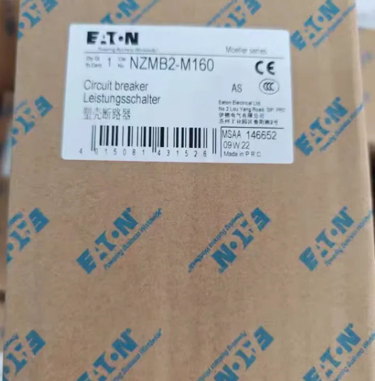 EATON 보호 몰드 케이스 회로차단기 NZMB2-M160 신
