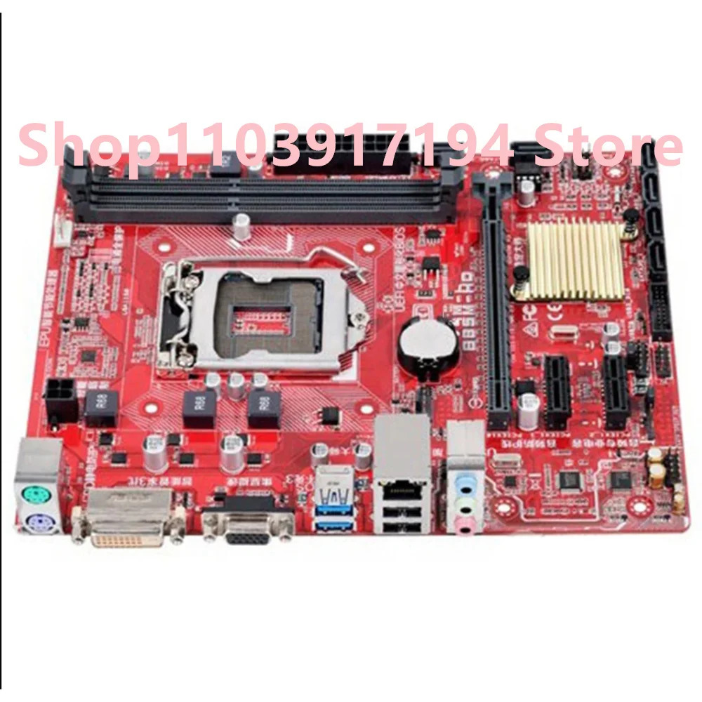 ASUS호환 마더보드 B85M-HQ 1150 DDR3 16GB PCI-E 3.0 SATA III USB3.0 VGA 마이크로 지지대 i5-4690 i5-4570 i3 용